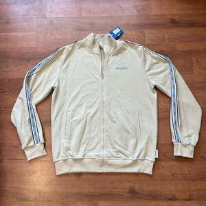 Sixth June Paris Men’s Zip-Up Track Jacket in Beige XXL
